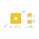 MITSUBISHI MATERIALS SNMG120408-LK MC5005 MITSUBISHI, WSP, Drehen, beschichtet - SNMG, Wendeschneidplatte, negativ - 3