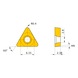 MITSUBISHI MATERIALS TCMT110204-MK MC5015 MITSUBISHI, WSP, Drehen, beschichtet - TCMT, Wendeschneidplatte, positiv - 3