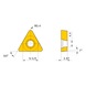 TCMT16T304-FV NX3035 MITSUBISHI, WSP, Drehen, CERMET - TCMT, Wendeschneidplatte, positiv - 3