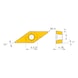 MITSUBISHI MATERIALS VCMT160404-MK MC5015 MITSUBISHI, WSP, Drehen, beschichtet - VCMT, Wendeschneidplatte, positiv - 3