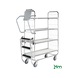 Shelf trolley 4 load areas, load capacity 250 kg 815x470 mm - 8000 series shelf trolley, load capacity 250 kg - 2