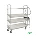Shelf trolley 4 load areas, load capacity 250 kg 815x470 mm - 8000 series shelf trolley, load capacity 250 kg - 3