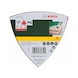 BOSCH Sanding sheet set 105mm 60 120 180 6 holes 25-pack 2607017111 - Abrasive tool made of abrasive on backing - 2