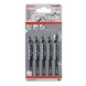 BOSCH Jigsaw blade T 144 DP Precision for Wood 5-pack 2608633A35 - Saw blade for jigsaw - 2