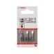 BOSCH Screwdriver bit Extra-Hard S 0.6x4.5 25 mm 3-pack 2607001459 - Bit for slotted screws - 2