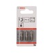 BOSCH Screwdriver bit extra-hard PZ 3 25 mm 3-pack 2607001562 - Bit for Phillips screws - 2