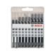 BOSCH 10-piece jigsaw blade set Basic for Wood 2607010629 - Saw blade assortment - 2