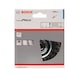 BOSCH cup brush 90 mm wire thickness 0.8 mm M14 knotted steel wire 1608614000 - Cup brush - 2