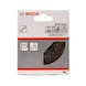 BOSCH Cup brush 75 mm crimped wire, brass-plated 2608622062 - Cup brush - 2