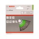 BOSCH Scheibenbürste 115 mm gewellter rostfreier Stahldraht 2608622107 - Scheibenbürste - 2