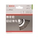 BOSCH tapered brush Clean Inox 100mm crimped stainless steel wire 2608622108 - Tapered brush - 2