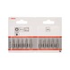 BOSCH Screwdriver bit extra-hard PZ 1 25 mm 10-pack 2607001555 - Bit for Phillips screws - 2
