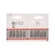 BOSCH Screwdriver bit extra-hard PZ 3 25 mm 10-pack 2607001563 - Bit for Phillips screws - 2