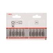 BOSCH Screwdriver bit extra-hard T20 25 mm 10-pack 2607001612 - Bit for hexagon socket screws - 2