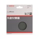 BOSCH Schleifblatt Papier F355 115 mm 320 ungelocht Klett 10er-Pack 2608605500 - Schleifwerkzeug aus Schleifmittel auf Unterlage - 2
