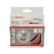 BOSCH Carbide-Schleifk&ouml;pfe 115mm fein Scheibenform schr&auml;g 2608600180 - Schleifmittel aus gebundenem Schleifmittel mit Bohrung oder Gewinde - 2