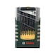 BOSCH 25-piece HSS-R metal drill bit set 2607017153 - Drill set (cutting tool with defined cutting edges) - 2