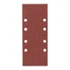BOSCH Sanding sheet set 8 holes 93x230mm K 80 25-pack 2607017099 - Abrasive tool made of abrasive on backing - 1