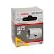 BOSCH HSS bi-metal hole saw for standard adapter 44 mm 1 3/4-inch 2608584114 - Hole saw (non-detachable cutting edges) - 3