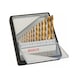 BOSCH 13-piece metal drill bit set Robust Line HSS-TiN 135 degrees 1.5-6.5 mm - Drill set (cutting tool with defined cutting edges) - 1