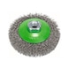 BOSCH tapered brush Clean Inox 100mm crimped stainless steel wire 2608622108 - Tapered brush - 1