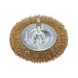BOSCH disk brush 75 x 0.2 mm 10 mm crimped wire, brass-plated 2608622009 - Disk brush - 1