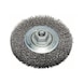 BOSCH disk brush 115 mm crimped steel wire 2608622100 - Disk brush - 1