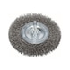 BOSCH disk brush 100 x 0.3 mm crimped stainless steel wire 2608622124 - Disk brush - 1