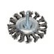 BOSCH disk brush 70 x 0.35 mm knotted stainless steel wire 2608622125 - Disk brush - 1
