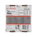 BOSCH countersunk head pin SK64 40G 1.6 mm 40 mm galvanized 2500-pack 2608200503 - Tacker pin - 2
