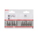 BOSCH Screwdriver bit Extra-Hard S 0.8x5.5 25 mm 10-pack 2607001462 - Bit for slotted screws - 2
