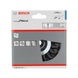 BOSCH tapered brush Heavy for Metal 100 mm knotted steel wire 2608622011 - Tapered brush - 2