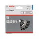 BOSCH Disk brush 115 mm knotted steel wire 2608622059 - Disk brush - 2