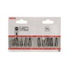 BOSCH Screwdriver bit Extra-Hard S 1.2x8.0 25 mm 10-pack 2607001469 - Bit for slotted screws - 2
