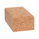 BOSCH Handschleifklotz LängexBreite 60x100 mm aus Kork klein 2607000636 - Handklotz - 1