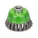 BOSCH Cup brush 75 mm knotted stainless steel wire 2608622060 - Cup brush - 1