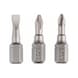 BOSCH Screwdriver bit set mixed 3-piece S 0.6x4.5 PH1 PZ1 25mm 2607001765 - Screwdriver bit (assortment) - 1