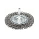 BOSCH Disk brush, crimped 50 mm 12 mm 2607017121 - Round brush - 1