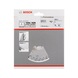 BOSCH scoring blade conical Best for Laminated Panel 100x22x2,2 mm 24 2608642606 - Circular saw blade (bore, non-detachable cutting edges) - 2