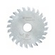 BOSCH Scoring blade conical Best for Laminated Panel 100x20x2,2 mm 24 2608642607 - Circular saw blade (bore, non-detachable cutting edges) - 1