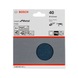 BOSCH Sanding sheet F550 115mm 40 unperforated velcro 5-pack 2608608Y03 - Abrasive tool made of abrasive on backing - 2