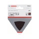 BOSCH Fleece for triangular sander 93 mm 100 coarse 2608604494 - Abrasive tool made of abrasive on backing - 2