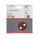 BOSCH Sanding sheet C430 115 mm 60 120 240 8 holes Velcro 6-pack 2608605107 - Abrasive tool made of abrasive on backing - 2