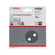 BOSCH Sanding sheet F355 115 mm 600 8 holes Velcro 5-pack 2608605113 - Abrasive tool made of abrasive on backing - 2