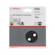 BOSCH Sanding sheet F355 125 mm 80 8 holes Velcro 5-pack 2608605115 - Abrasive tool made of abrasive on backing - 2
