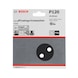 BOSCH Sanding sheet F355 125 mm 120 8 holes Velcro 5-pack 2608605117 - Abrasive tool made of abrasive on backing - 2