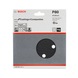 BOSCH Sanding sheet F355 150 mm 80 6 holes Velcro 5-pack 2608605124 - Abrasive tool made of abrasive on backing - 2