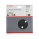 BOSCH Sanding sheet F355 150 mm 100 6 holes Velcro 5-pack 2608605125 - Abrasive tool made of abrasive on backing - 2