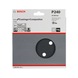 BOSCH Sanding sheet F355 150 mm 240 6 holes Velcro 5-pack 2608605128 - Abrasive tool made of abrasive on backing - 2