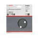 BOSCH Sanding sheet F355 150 mm 400 6 holes Velcro 5-pack 2608605130 - Abrasive tool made of abrasive on backing - 2